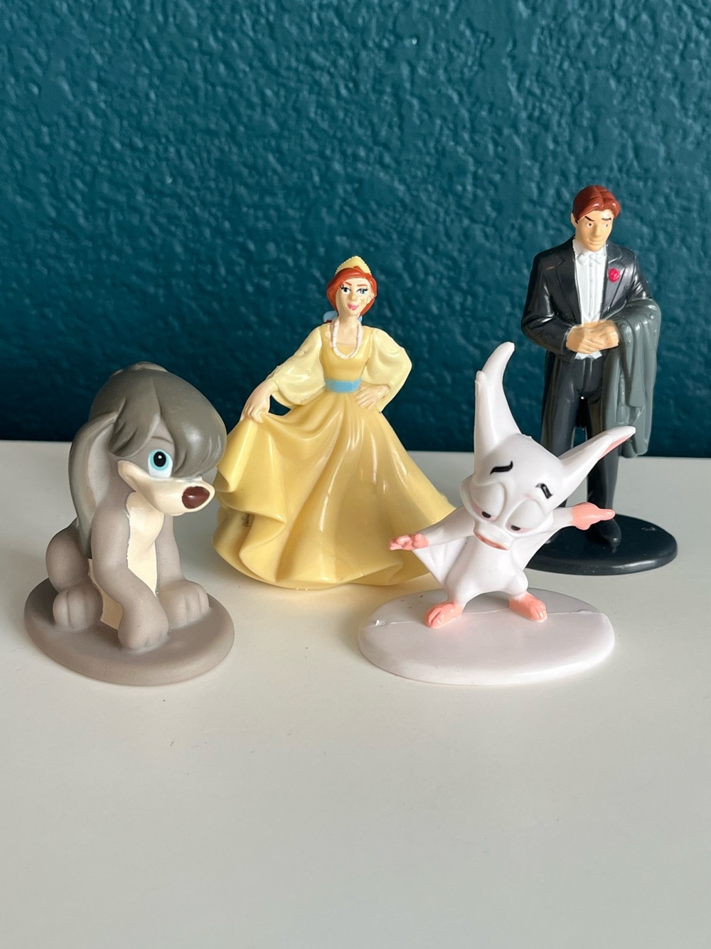 1997 Fox Disney Anastasia Cake Toppers Figures